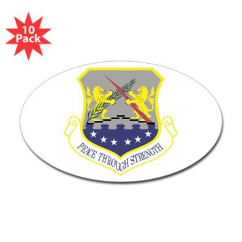 100ARW - M01 - 01 - 100th Air Refueling Wing - Sticker (Oval 10 pk) - Click Image to Close