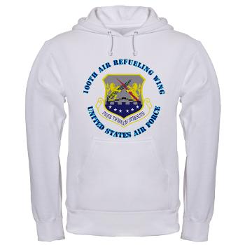 100ARW - A01 - 03 - 100th Air Refueling Wing with Text - Hooded Sweatshir - Click Image to Close