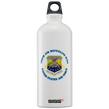 100ARW - M01 - 03 - 100th Air Refueling Wing with Text - Sigg Water Bottle 1.0L