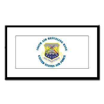 100ARW - M01 - 02 - 100th Air Refueling Wing with Text - Small Framed Print