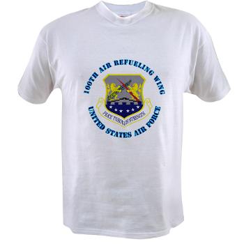 100ARW - A01 - 04 - 100th Air Refueling Wing with Text - Value T-shirt