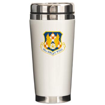 105AW - M01 - 03 - 105th Airlift Wing - Ceramic Travel Mug - Click Image to Close