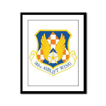 105AW - M01 - 02 - 105th Airlift Wing - Framed Panel Print