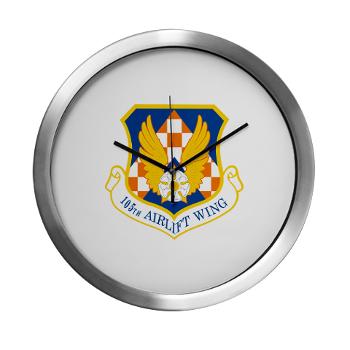 105AW - M01 - 03 - 105th Airlift Wing - Modern Wall Clock