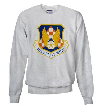 105AW - A01 - 03 - 105th Airlift Wing - Sweatshirt - Click Image to Close