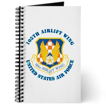 105AW - M01 - 02 - 105th Airlift Wing with Text - Journal