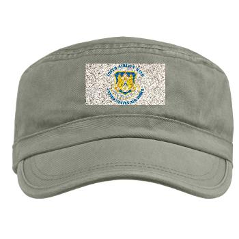 105AW - A01 - 01 - 105th Airlift Wing with Text - Military Cap - Click Image to Close