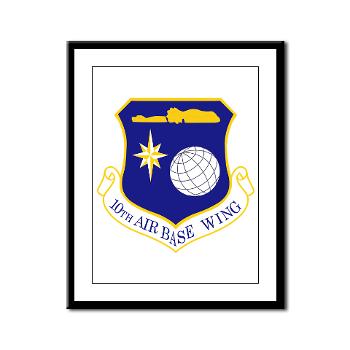 10ABW - M01 - 02 - 10th Air Base Wing - Framed Panel Print - Click Image to Close