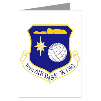 10ABW - M01 - 02 - 10th Air Base Wing - Greeting Cards (Pk of 20)