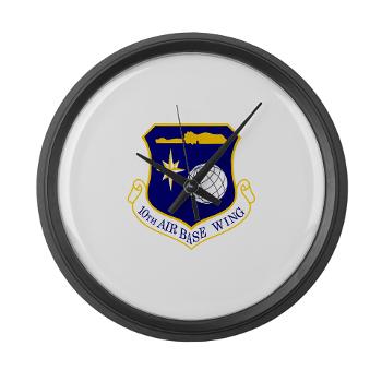 10ABW - M01 - 03 - 10th Air Base Wing - Large Wall Clock