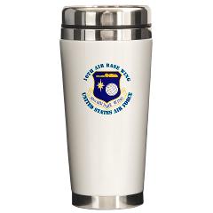10ABW - M01 - 03 - 10th Air Base Wing with Text - Ceramic Travel Mug