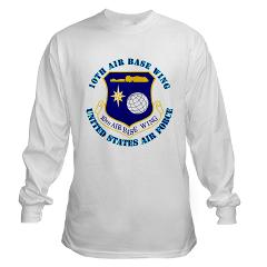 10ABW - A01 - 03 - 10th Air Base Wing with Text - Long Sleeve T-Shirt