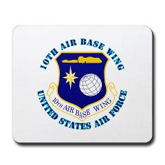 10ABW - M01 - 03 - 10th Air Base Wing with Text - Mousepad