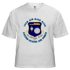 10ABW - A01 - 04 - 10th Air Base Wing with Text - White t-Shirt