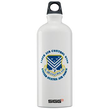 116ACW - M01 - 03 - 116th Air Control Wing with Text - Sigg Water Bottle 1.0L