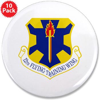 12FTW - M01 - 01 - 12th Flying Training Wing - 3.5" Button (10 pack)