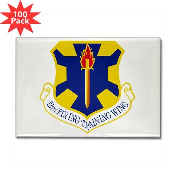 12FTW - M01 - 01 - 12th Flying Training Wing - Rectangle Magnet (100 pack) - Click Image to Close
