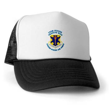 12FTW - A01 - 02 - 12th Flying Training Wing with Text - Trucker Hat