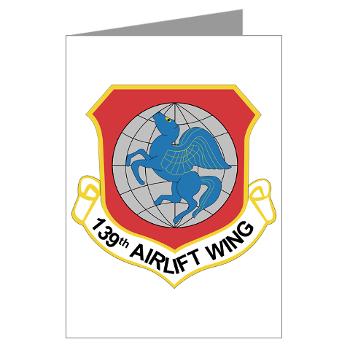 139AW - M01 - 02 - 139th Airlift Wing - Greeting Cards (Pk of 10)