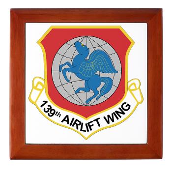139AW - M01 - 03 - 139th Airlift Wing - Keepsake Box