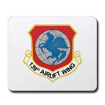 139AW - M01 - 03 - 139th Airlift Wing - Mousepad