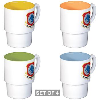 139AW - M01 - 03 - 139th Airlift Wing - Stackable Mug Set (4 mugs) - Click Image to Close