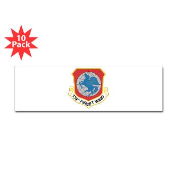 139AW - M01 - 01 - 139th Airlift Wing - Sticker (Bumper 10 pk) - Click Image to Close
