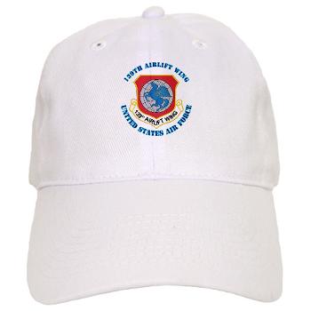 139AW - A01 - 01 - 139th Airlift Wing with Text - Cap