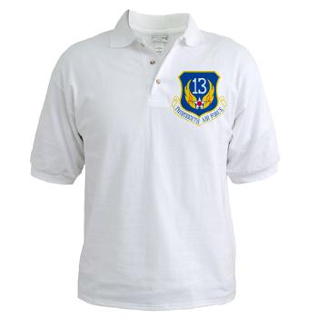 13AF - A01 - 04 - 13th Air Force - Golf Shirt