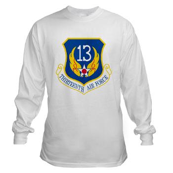 13AF - A01 - 03 - 13th Air Force - Long Sleeve T-Shirt - Click Image to Close
