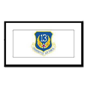 13AF - M01 - 02 - 13th Air Force - Small Framed Print
