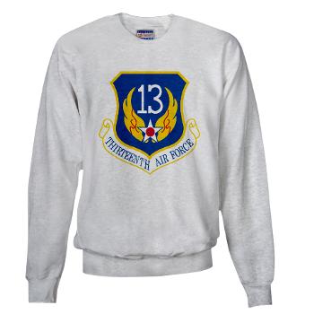 13AF - A01 - 03 - 13th Air Force - Sweatshirt - Click Image to Close