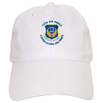 13AF - A01 - 01 - 13th Air Force with Text - Cap