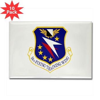 14FTW - M01 - 01 - 14th Flying Training Wing - Rectangle Magnet (10 pack)
