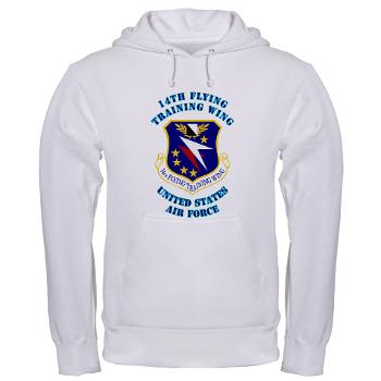 14FTW - A01 - 03 - 14th Flying Training Wing with Text - Hooded Sweatshirt