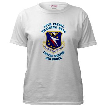 14FTW - A01 - 04 - 14th Flying Training Wing with Text - Women's T-Shirt