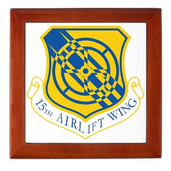 15AW - M01 - 03 - 15th Airlift Wing - Keepsake Box - Click Image to Close