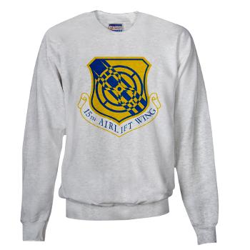 15AW - A01 - 03 - 15th Airlift Wing - Sweatshirt - Click Image to Close