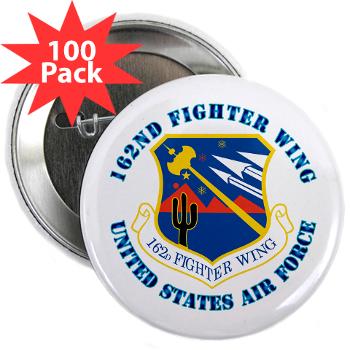162FW - M01 - 01 - 162nd Fighter Wing with Text - 2.25" Button (100 pack)