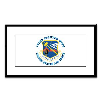 162FW - M01 - 02 - 162nd Fighter Wing with Text - Small Framed Print