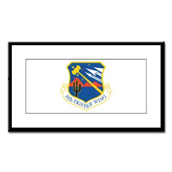 162FW - M01 - 02 - 162nd Fighter Wing - Small Framed Print
