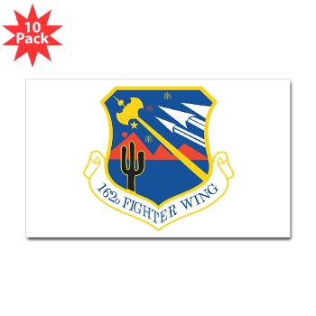 162FW - M01 - 01 - 162nd Fighter Wing - Sticker (Rectangle 10 pk)