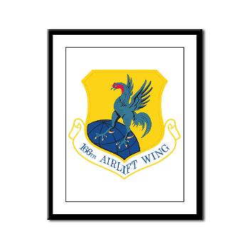 166AW - M01 - 02 - 166th Airlift Wing - Framed Panel Print - Click Image to Close