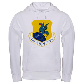 166AW - A01 - 03 - 166th Airlift Wing - Hooded Sweatshirt - Click Image to Close