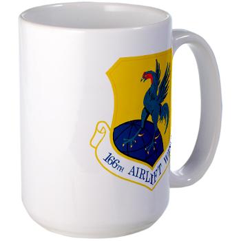 166AW - M01 - 03 - 166th Airlift Wing - Large Mug - Click Image to Close