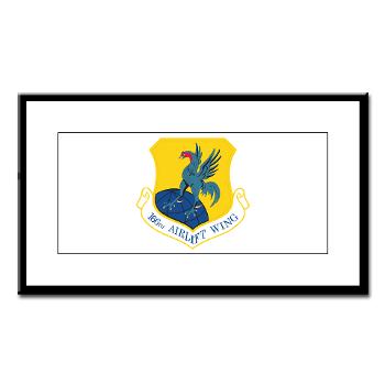 166AW - M01 - 02 - 166th Airlift Wing - Small Framed Print - Click Image to Close