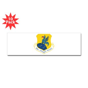 166AW - M01 - 01 - 166th Airlift Wing - Sticker (Bumper 10 pk)