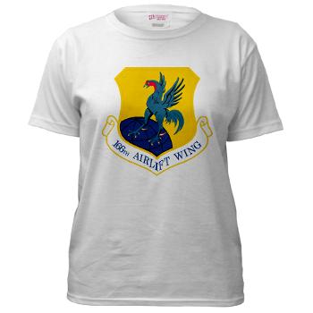 166AW - A01 - 04 - 166th Airlift Wing - Women's T-Shirt