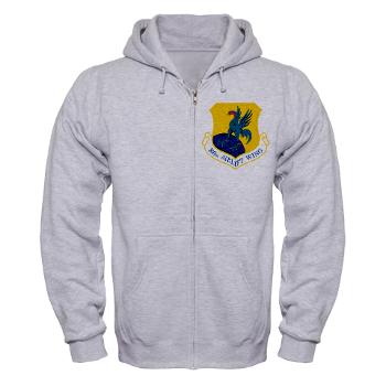 166AW - A01 - 03 - 166th Airlift Wing - Zip Hoodie - Click Image to Close