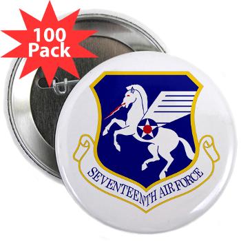17AF - M01 - 01 - 17th Air Force - 2.25" Button (100 pack)